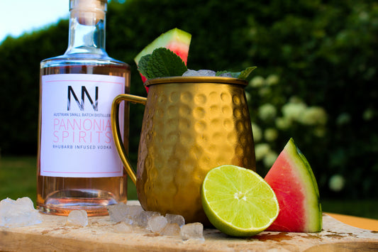 Rhubarb Vodka Mule