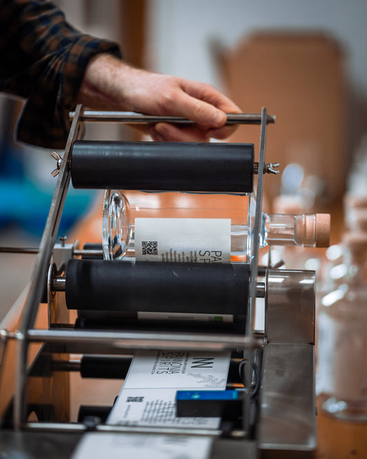 Etikettiermaschine Pannonia Spirits