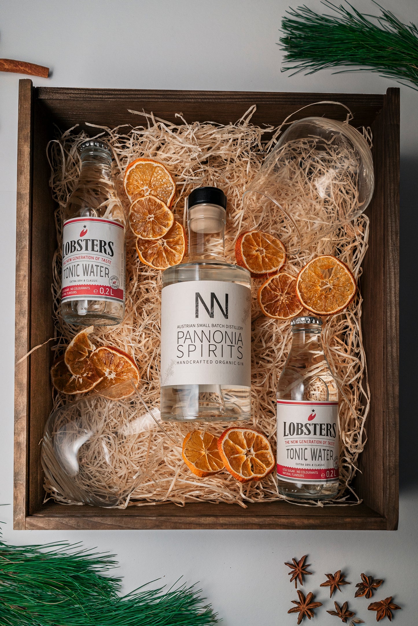 Holzbox für Ginliebhaber (perfekt als Weihnachtsgeschenk)